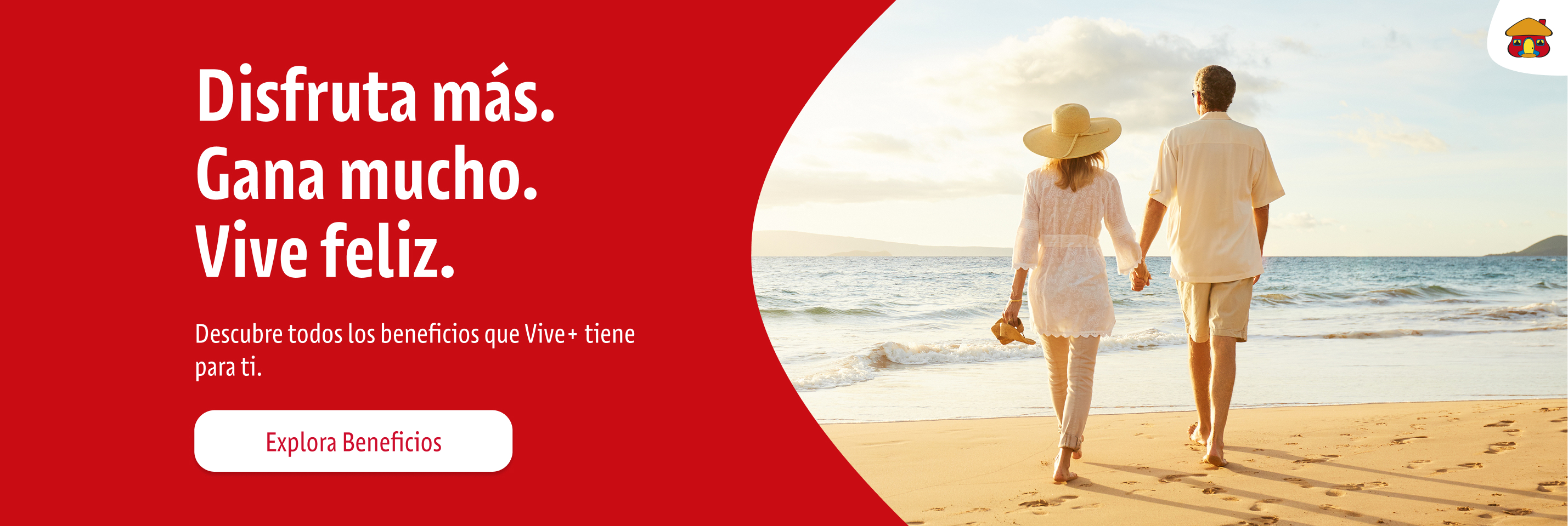 Descubre todos los beneficios que Vive+ tiene para ti.