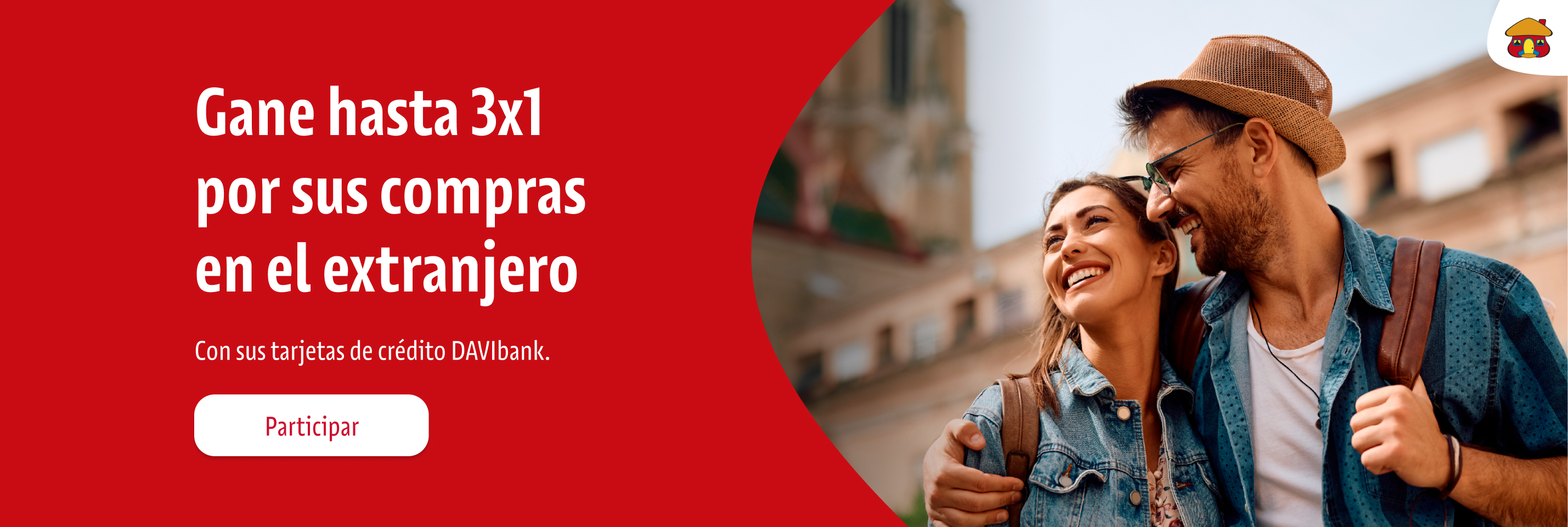 Con sus tarjetas de crédito DAVIbank.